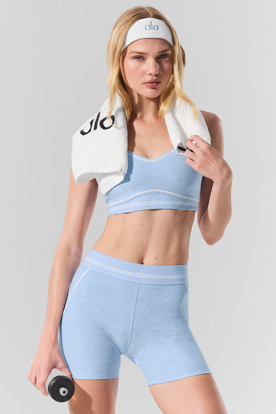 Seashell Blue Heather/White